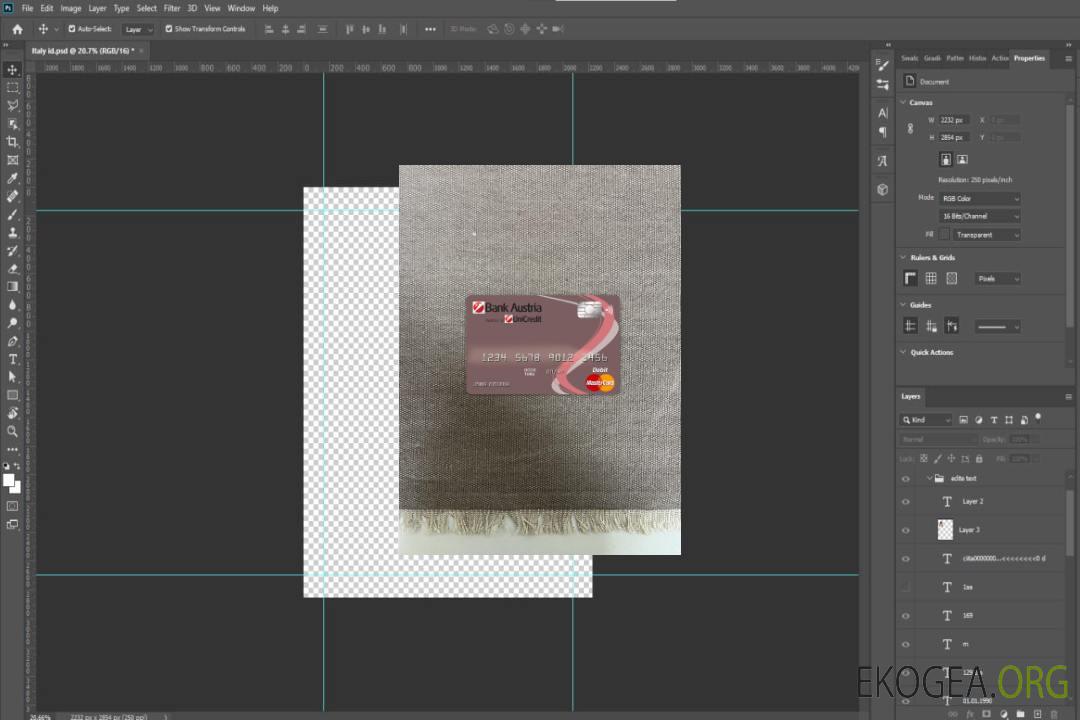 Autriche Bank Autriche master card photolook recto template Autriche Bank Autriche master card photolook recto template